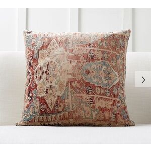 Pottery Barn, Basilia Velvet Pillow with down insert, 22” x 22”.